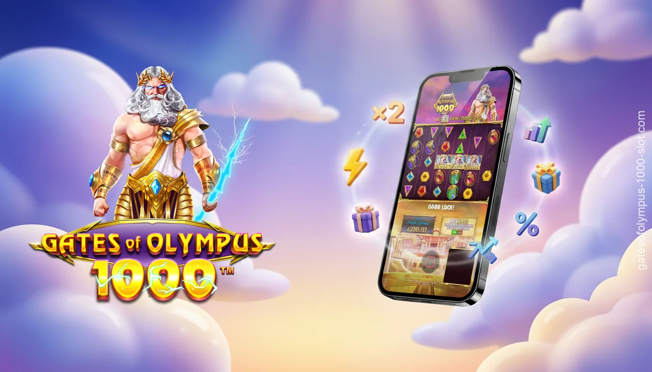 Τα χαρακτηριστικά του Gates of Olympus 1000 περιλαμβάνουν κυλιόμενους τροχούς, πολλαπλασιαστές έως και x1000 και δωρεάν περιστροφές